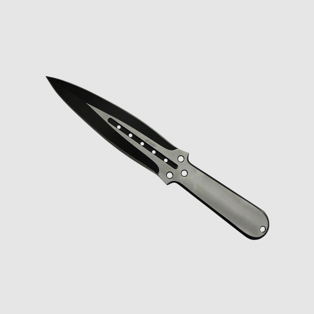 Throwing knife black coated