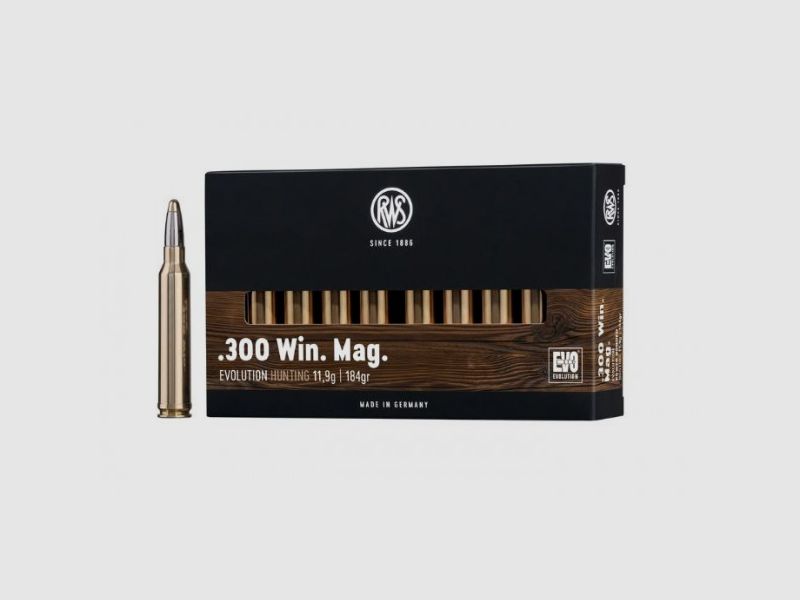 RWS EVOLUTION HUNTING - .300 WIN. MAG. - 184 GRS. - 20 PEZZI