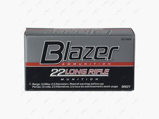 Cartouches à percussion annulaire calibre 22 LR CCI BLAZER HV