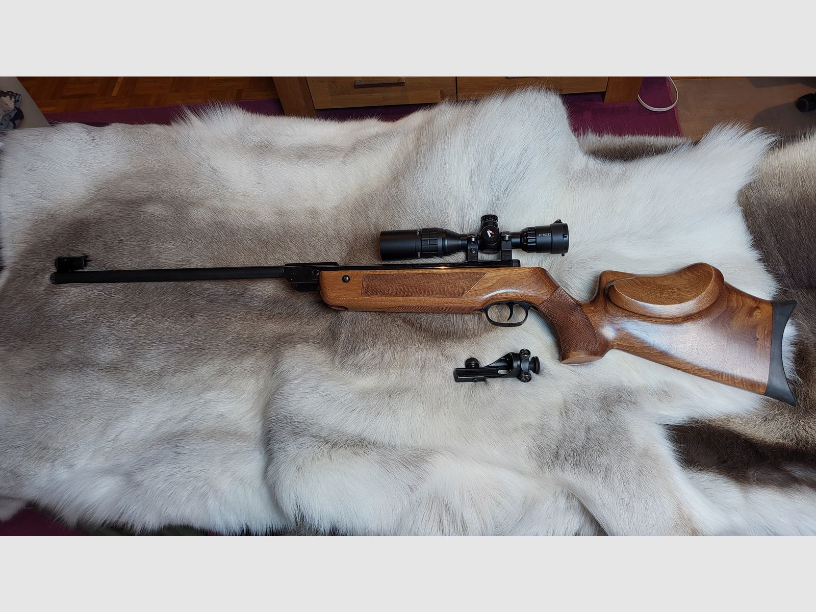 Attention collectors! Walter LG 55 with Tyrolean stock in excellent condition! and new piston seal without F Production period: 1955 - 1967