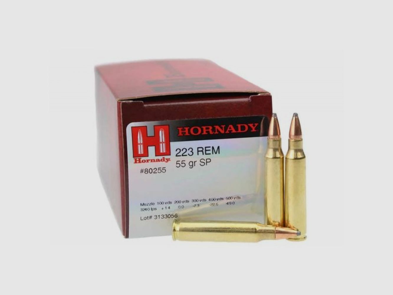 223 Remington Hornady CUSTOM™ 55 gr SP VE50