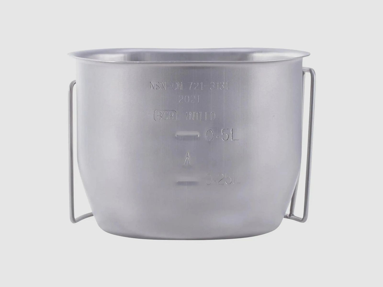 BCB BCB Campingbecher Crusader Cup Canteen silberfarben