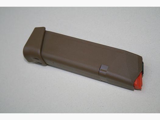 Chargeur Glock 19X. 17+2 FDE planchette orange