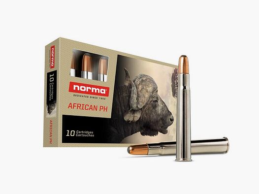 NORMA African PH .375 Flanged Magnum Nitro Express Woodleigh Softpoint 19,4g/300gr