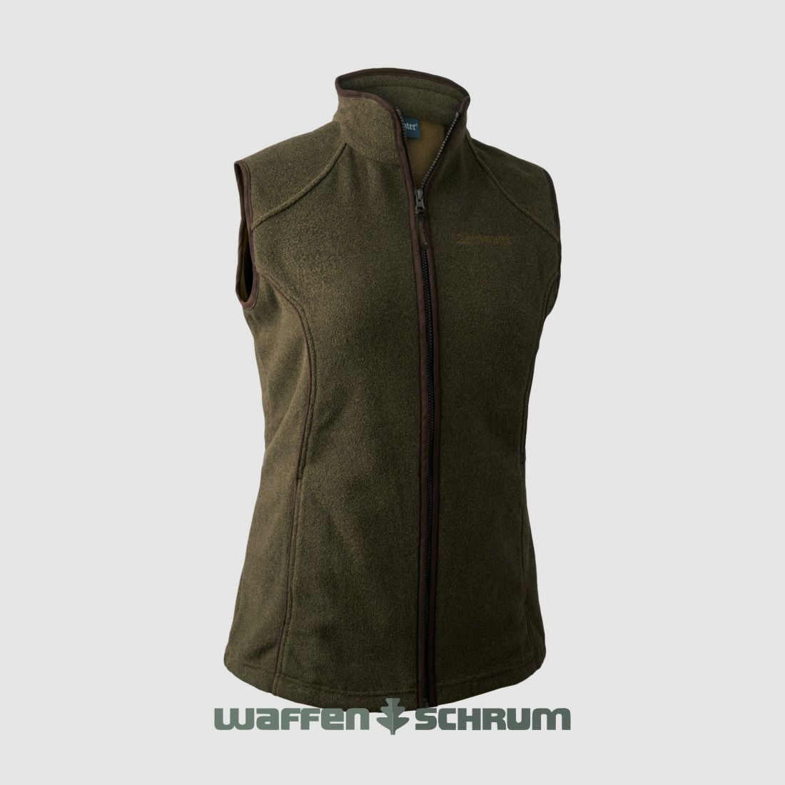 Gilet en polaire Deerhunter Josephine vert graphite mélangé