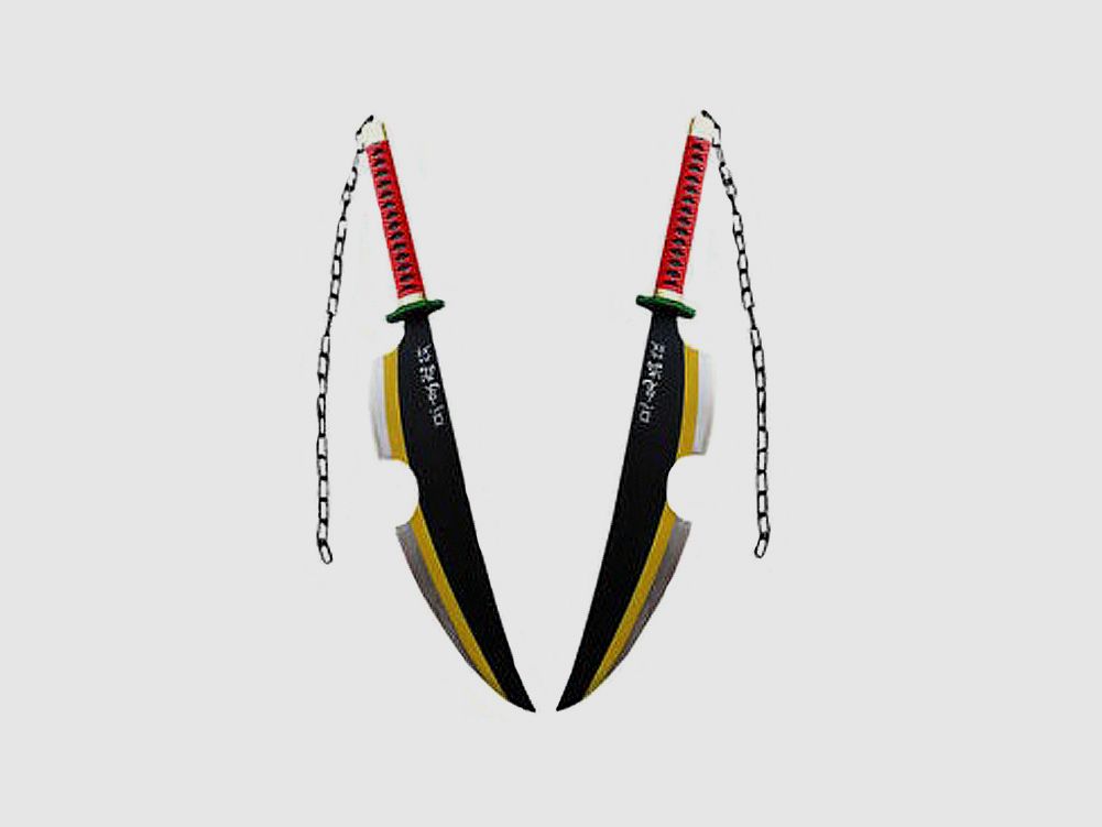 Tengen Uzui Twin Schwerter Set Demon Slayer