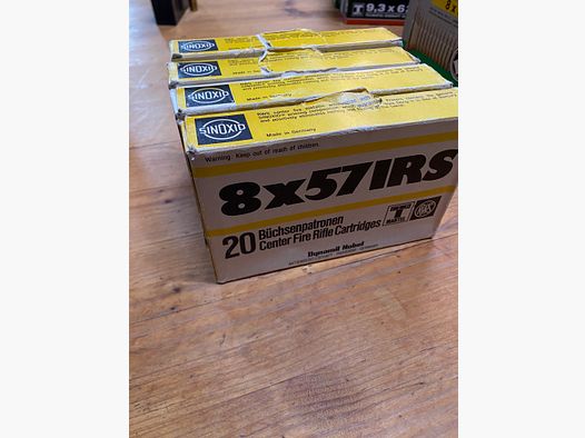 8x57 IRS JRS RWS Büchsenpatrone (80 Patronen)