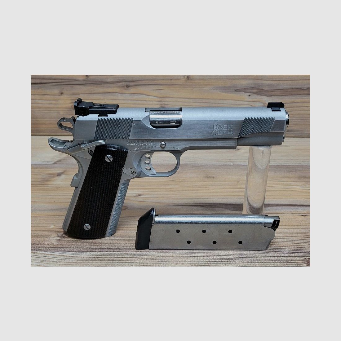 Les Baer 1911 Match 5" - Baer Custom 1911 - stainless