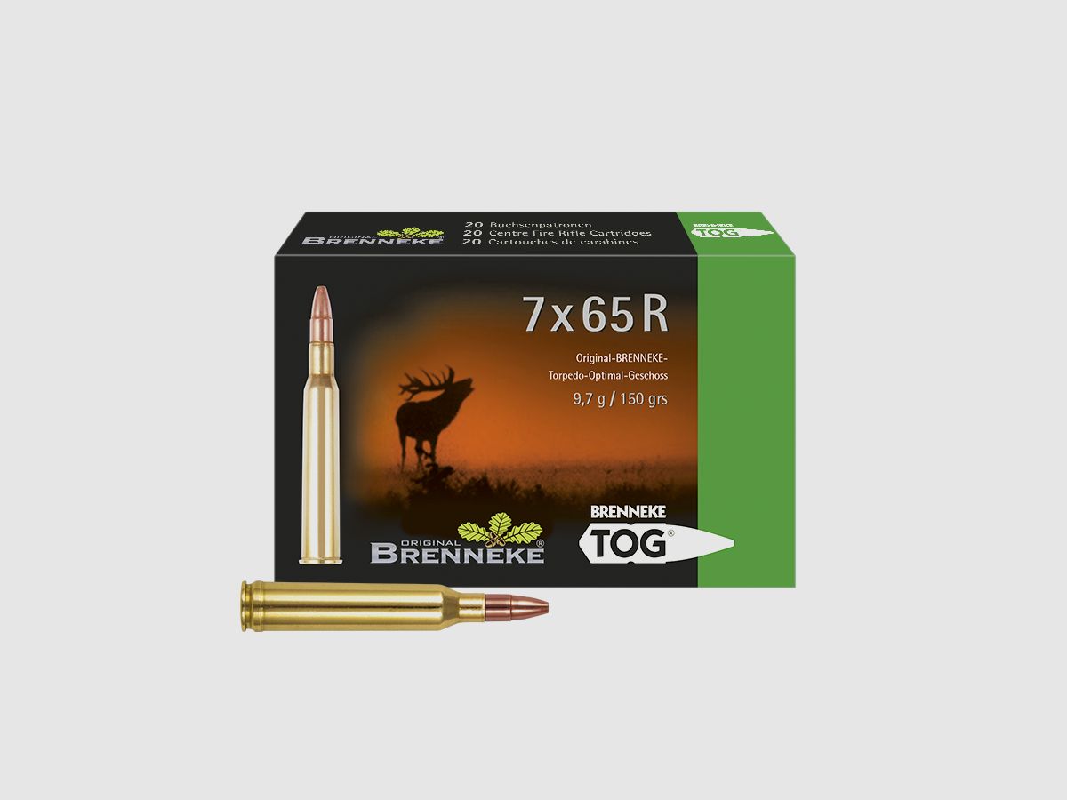 TOG - Torpedo Optimal Bullet 7x65 R 9.7g/150grs - BRENNEKE