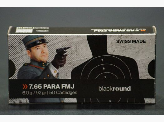 Proiettile Nero 7.65 Para FMJ
