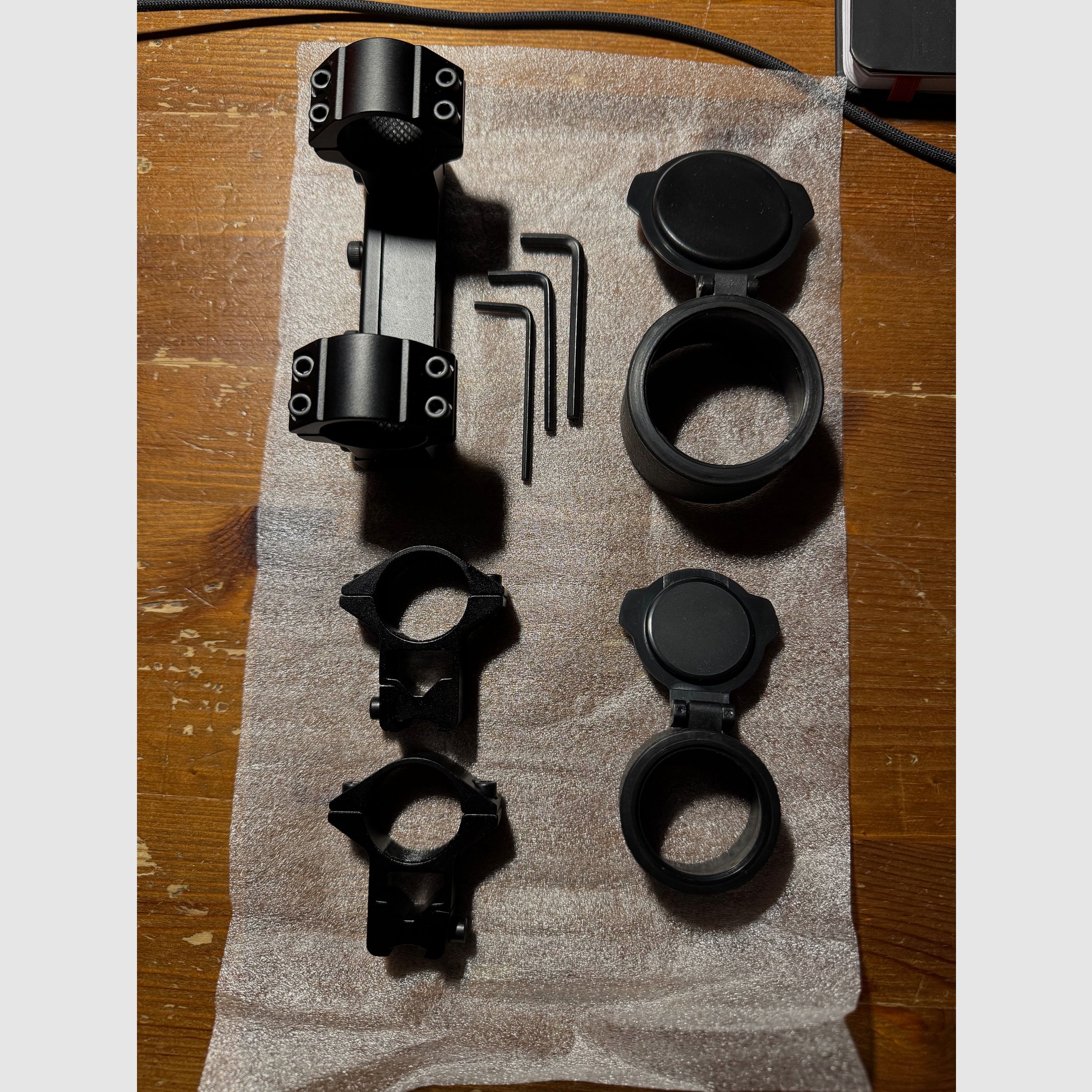 2 x support de lunette HAWKE 1 pouce 25,4 11 mm rail