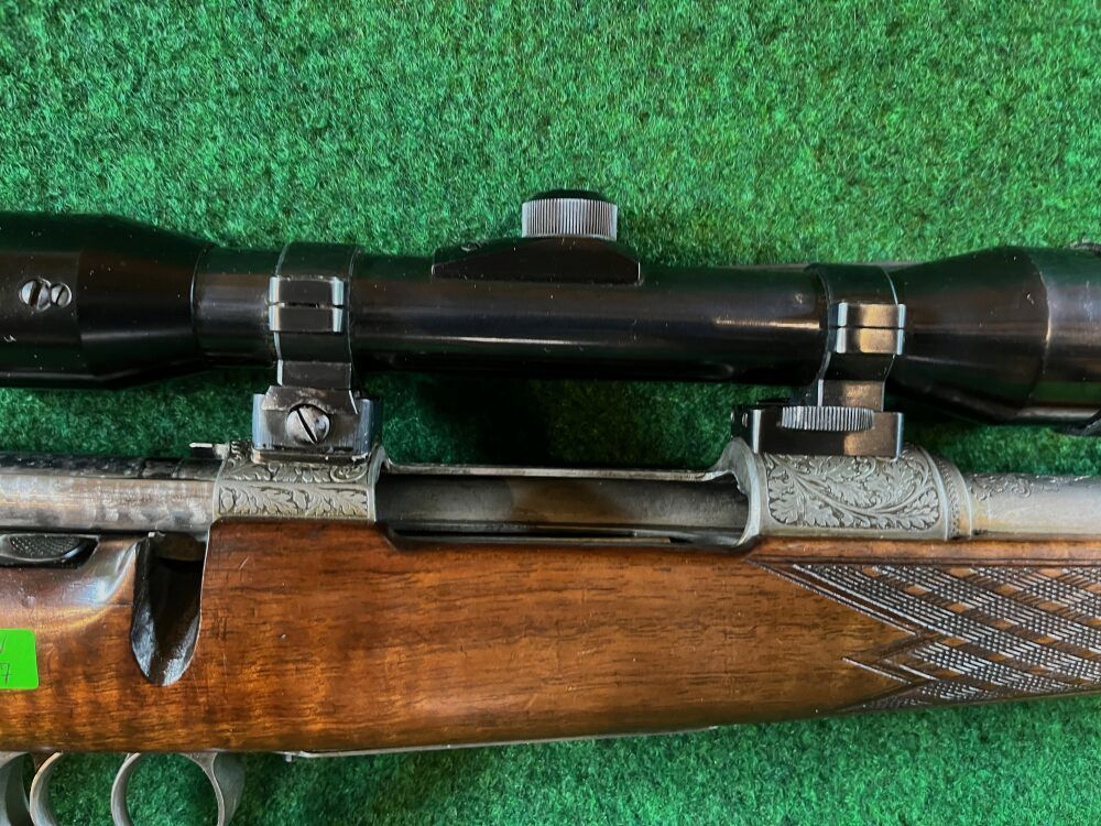 Heym Stutzen mit wunderschöner Punzierung .30-06Spring