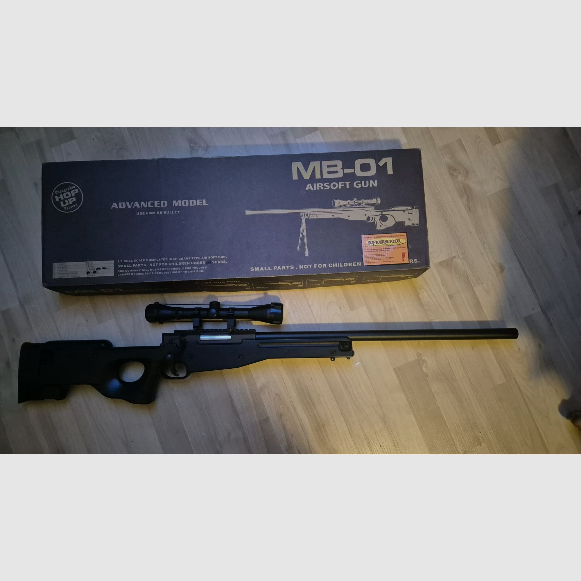 MB-01 Airsoft Sniper <0,5 Joule incl. Scope>