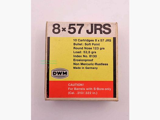 DWM, Berlin Büchsenpatronen 8x57JRS