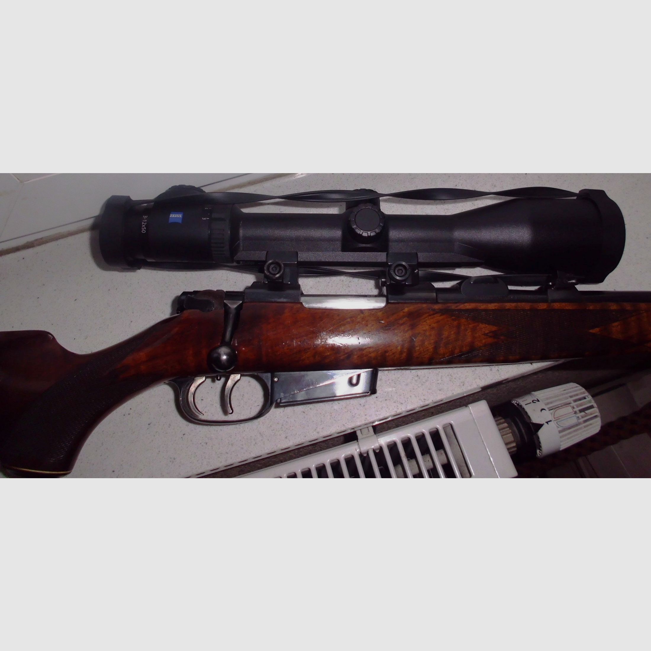 Repetierer Kriegeskorte&Co, KRICO, .222 MAGNUM, nagelneues ZFR Zeiss Conquest 3-12x50 DL