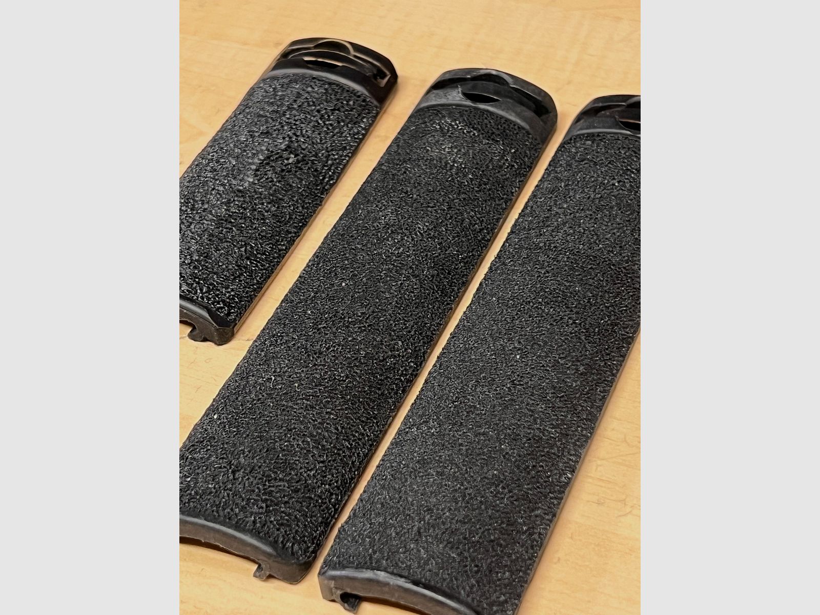 Set de 3 couvercles de rail Picatinny en noir