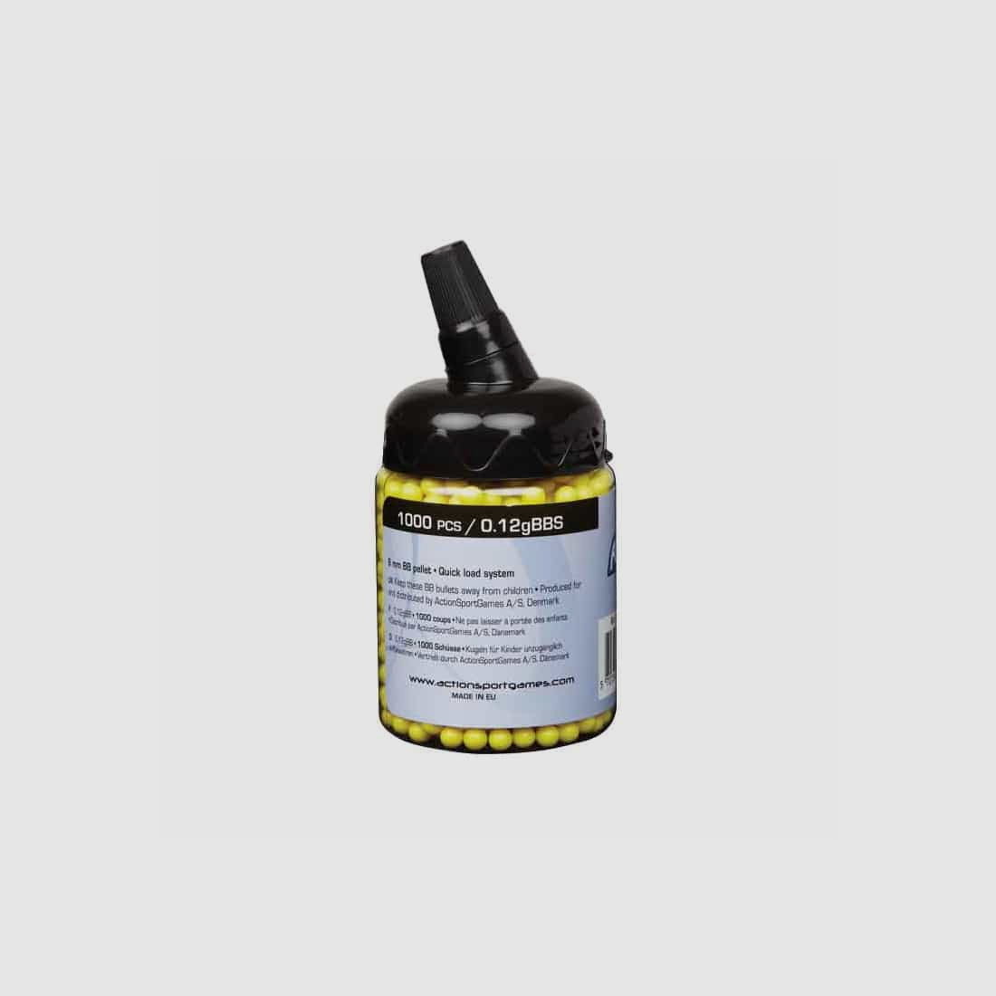 ASG Airsoft BB's (Yellow/1000pcs) 0.12g