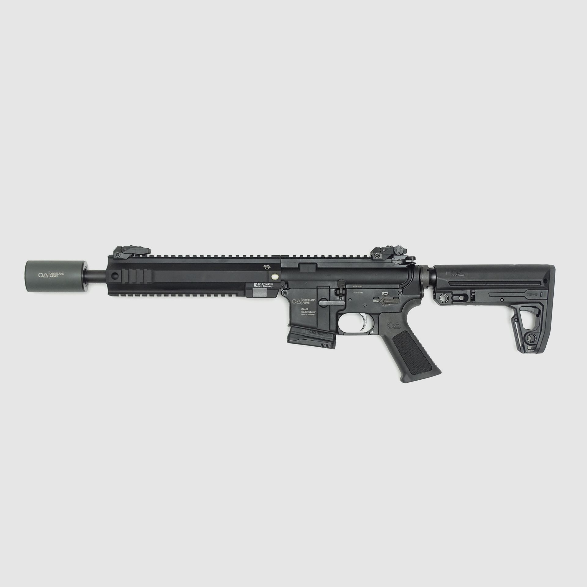 OA-15 PR M11, 12.5" Heavy Barrel, OA MSR Handguard 9.5", seguridad ambidiestra, culata OA M4, dispositivo de boca, imagen 4 de 6