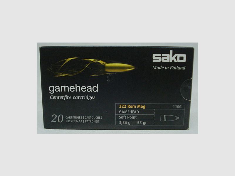 .222RemMag.Gamehead SP - 3,56g/55grs (a20)