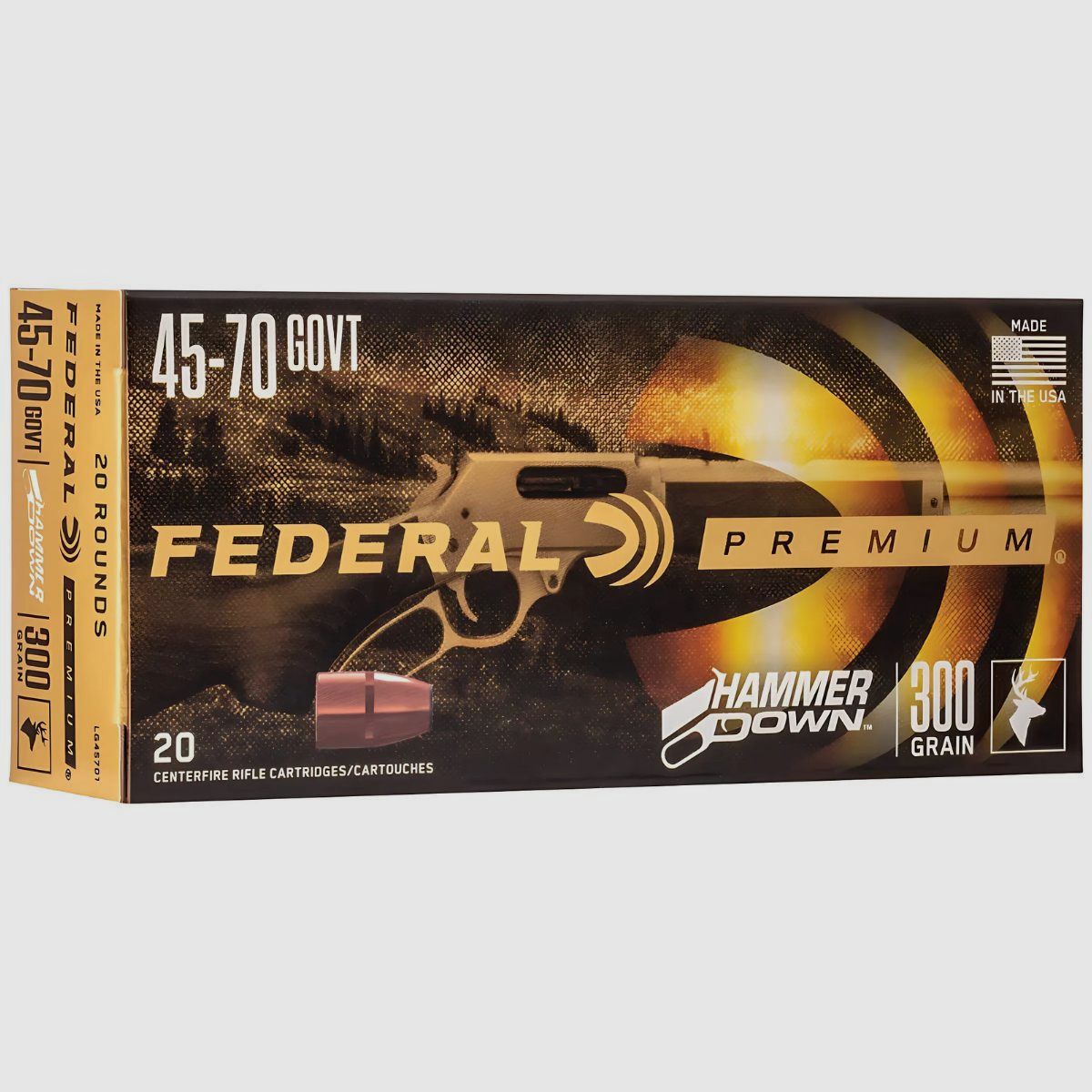 .45-70 Govt. Federal Hammer Down SP 300gr/19,4g, zdjęcie 1 z 2