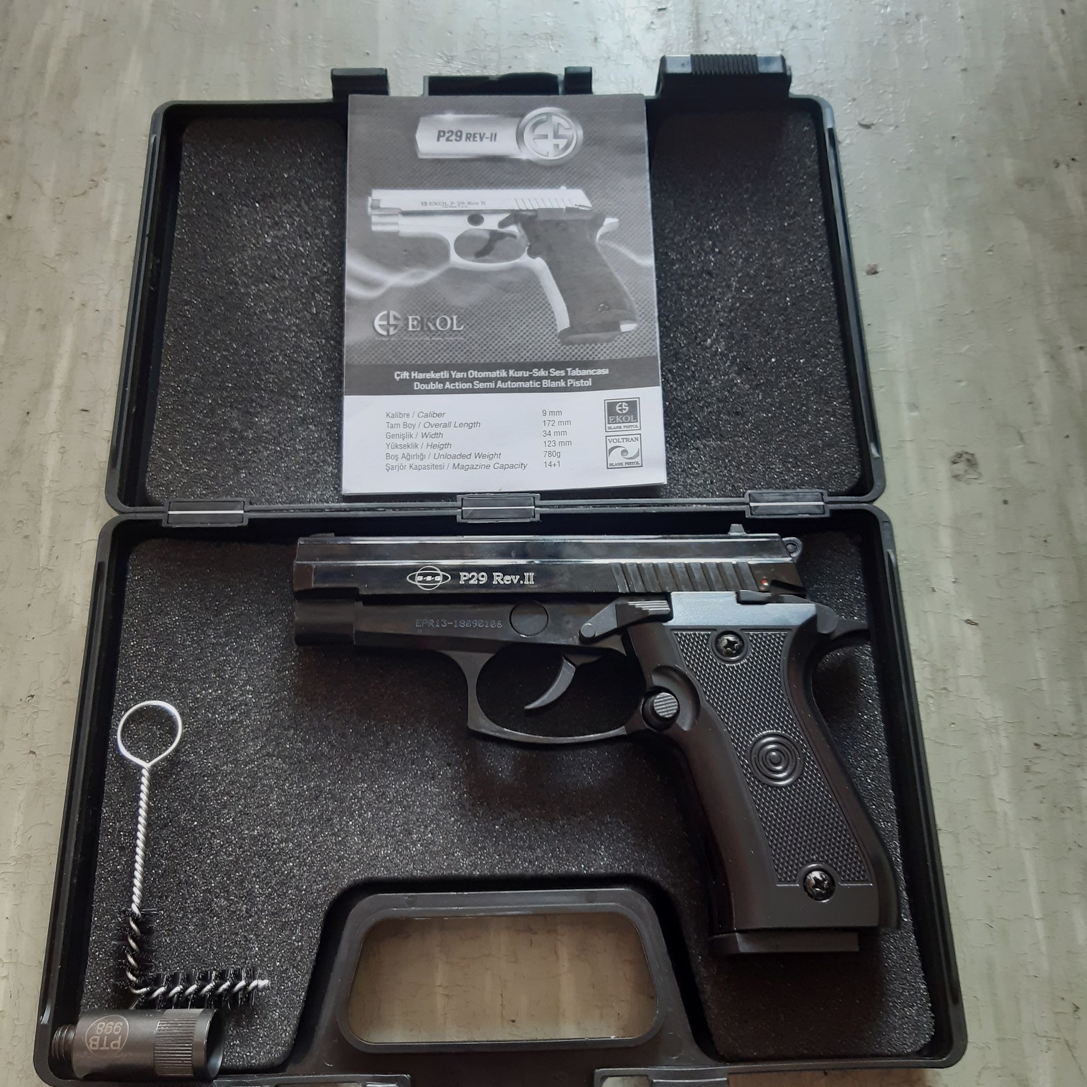Verkaufe Gasdruckpistole Ekol P 29 Rev.ll