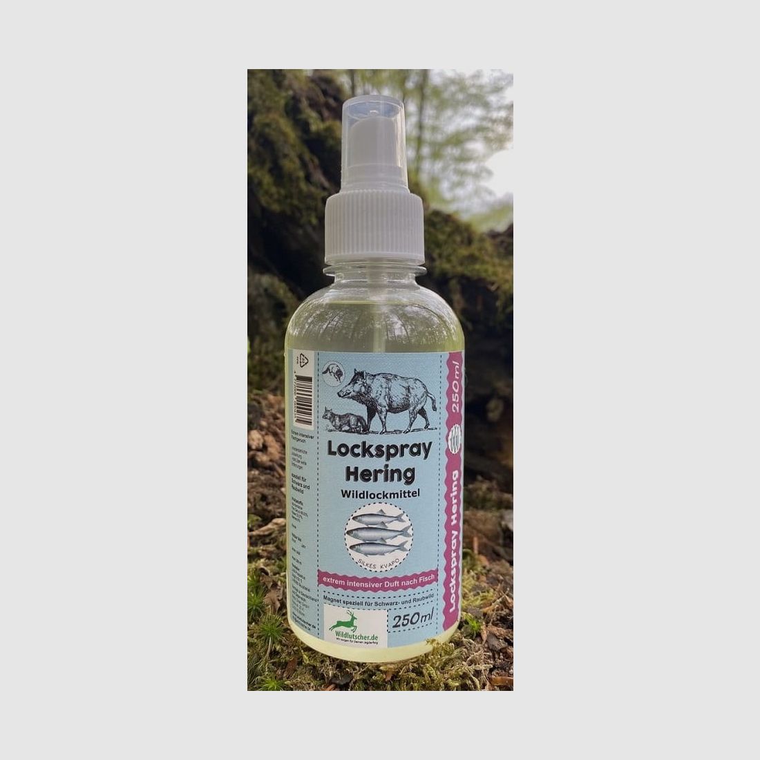 Spray d'appât pour gibier parfum de hareng 250 ml