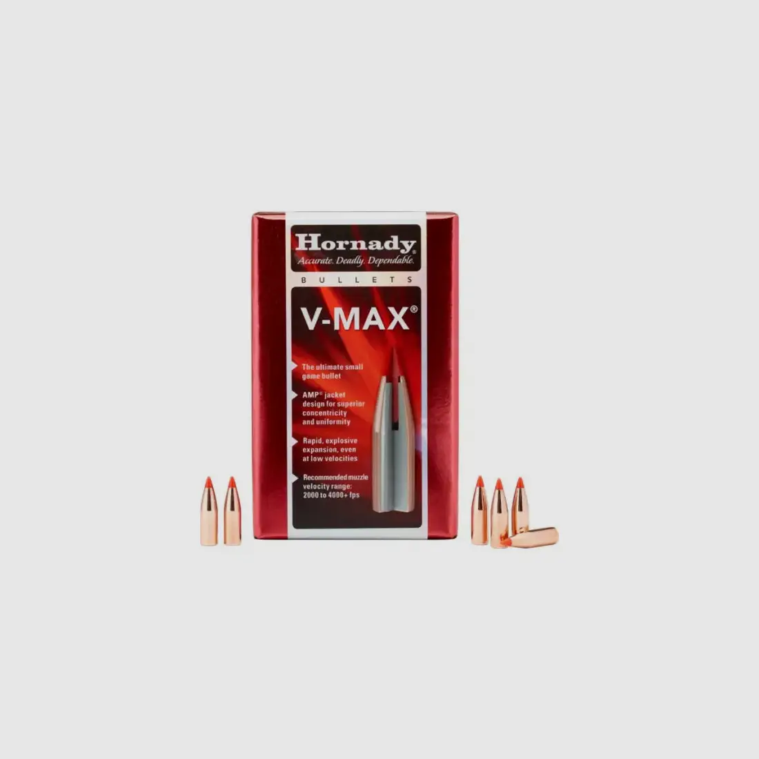 Geschosse Hornady 22 cal .224 55gr V-MAX® 22716, Bild 3 von 3