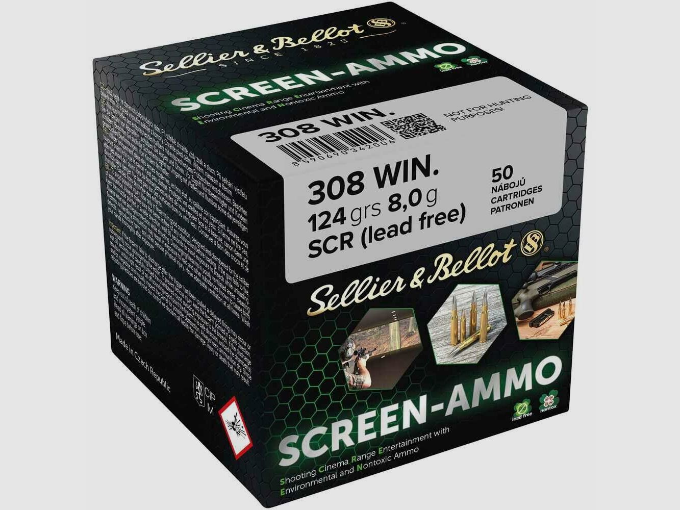 Sellier & Bellot .308 Win Screen Ammo 124grs / 8,0g