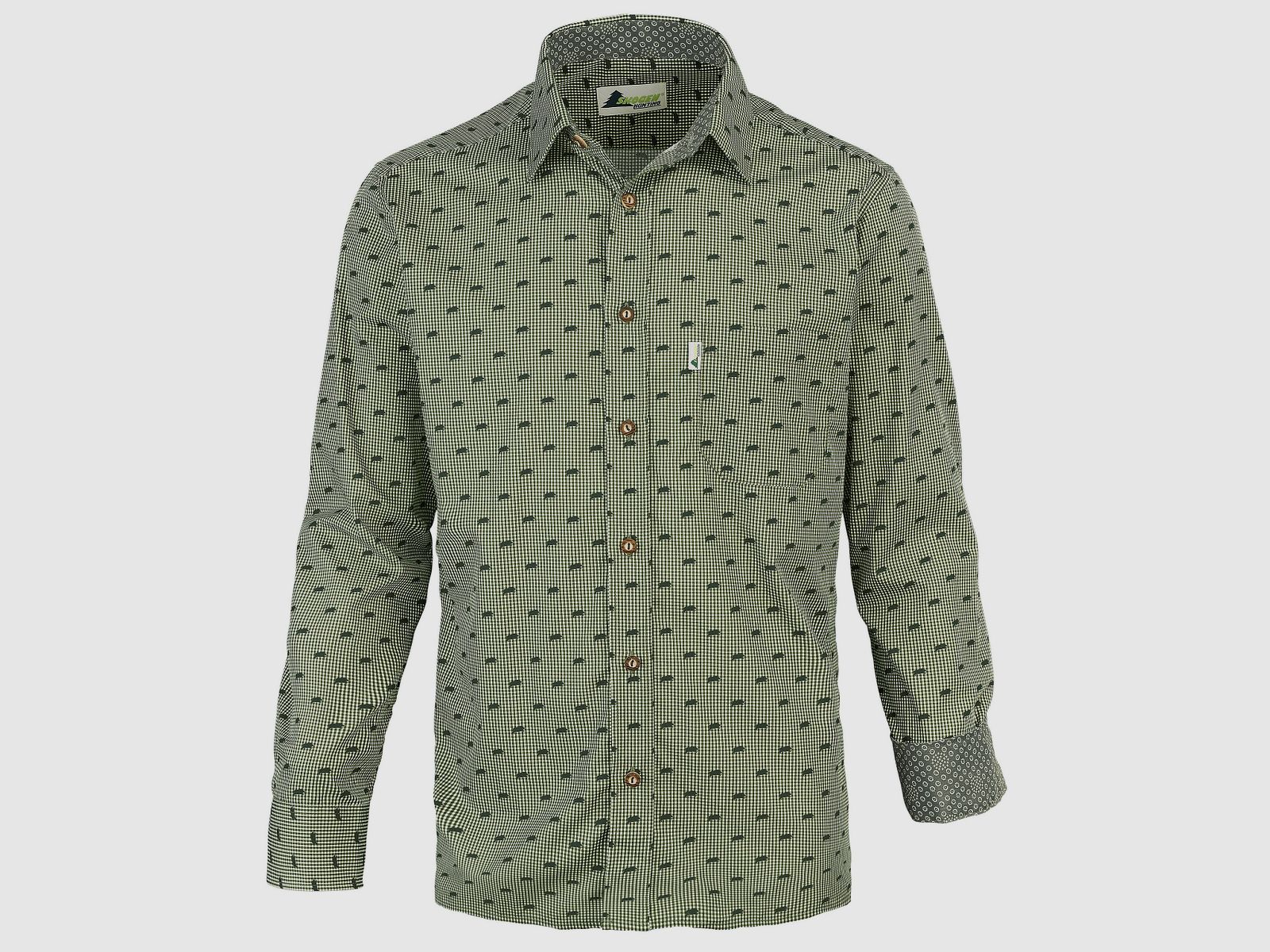 Skogen Chemise à Manches Longues pour Homme Sanglier
