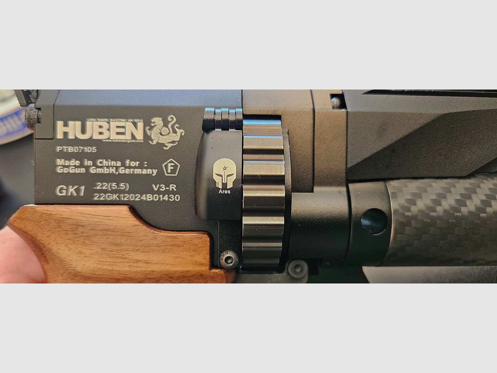 Huben Gk1 van GoGun met accessoires