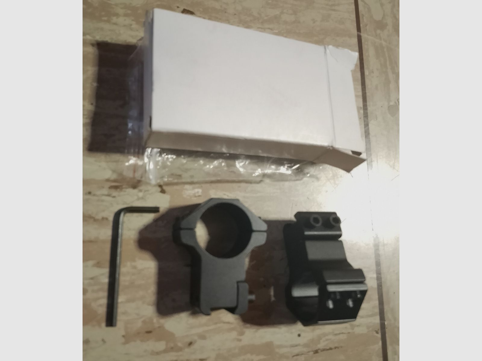 Nowe czarne pierścienie montażowe do celownika, adapter na szynę 11mm Picatinny, średnica 25mm