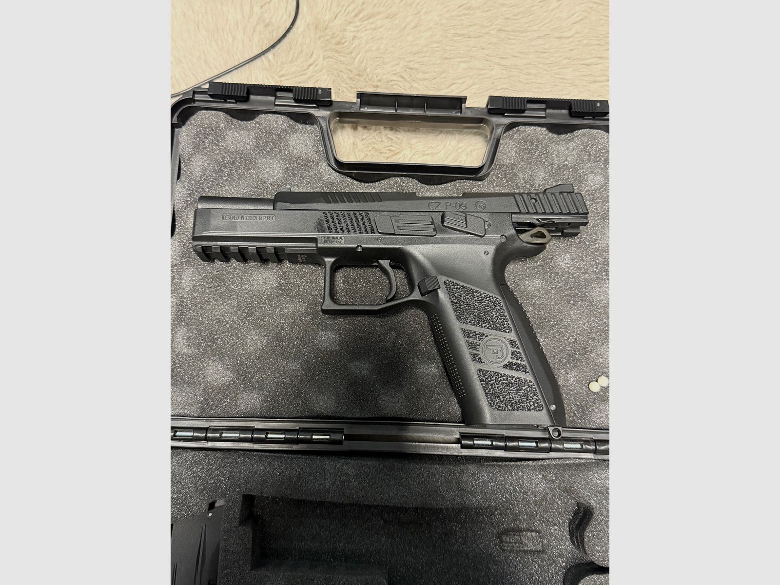 CZ P-09 Metallschlitten inkl. Koffer 6mm - Airsoft Gas BlowBack