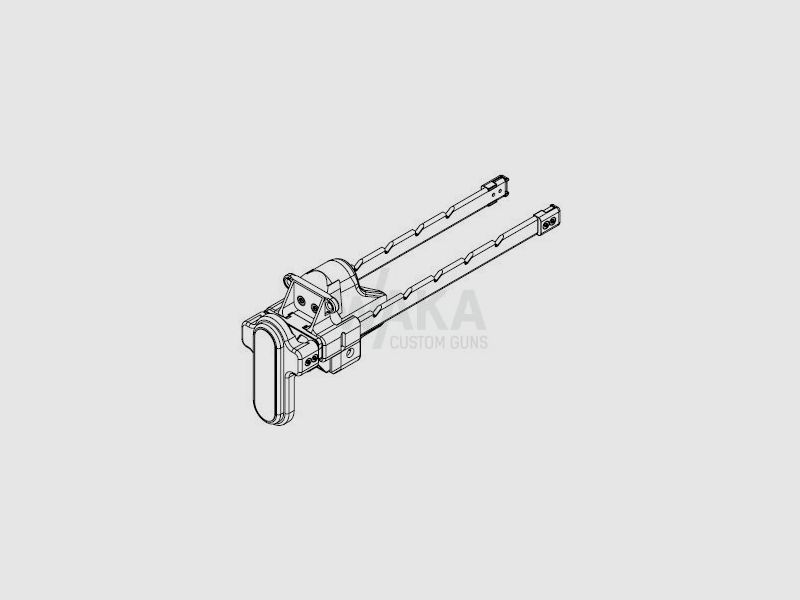 B&T Teleskopschulterstütze für HK MP5/SP5 in 5 Positionen längenverstellbar inkl. Puffer