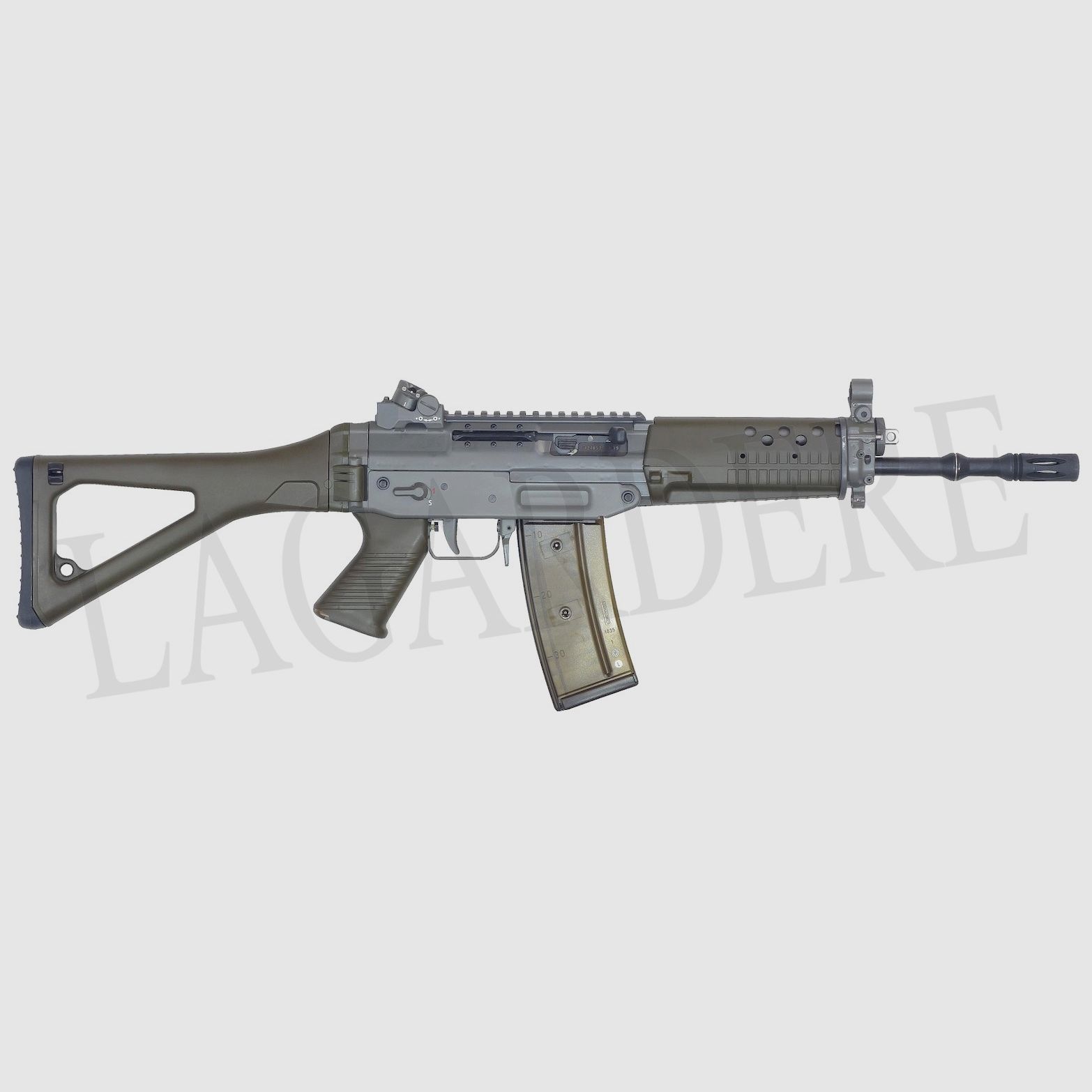 SAN SWISS ARMS SG 553-1 LB GRÜN HA DIOPT+RAIL (SEMI-AUTOMATISCHES STURMGEWEHR)