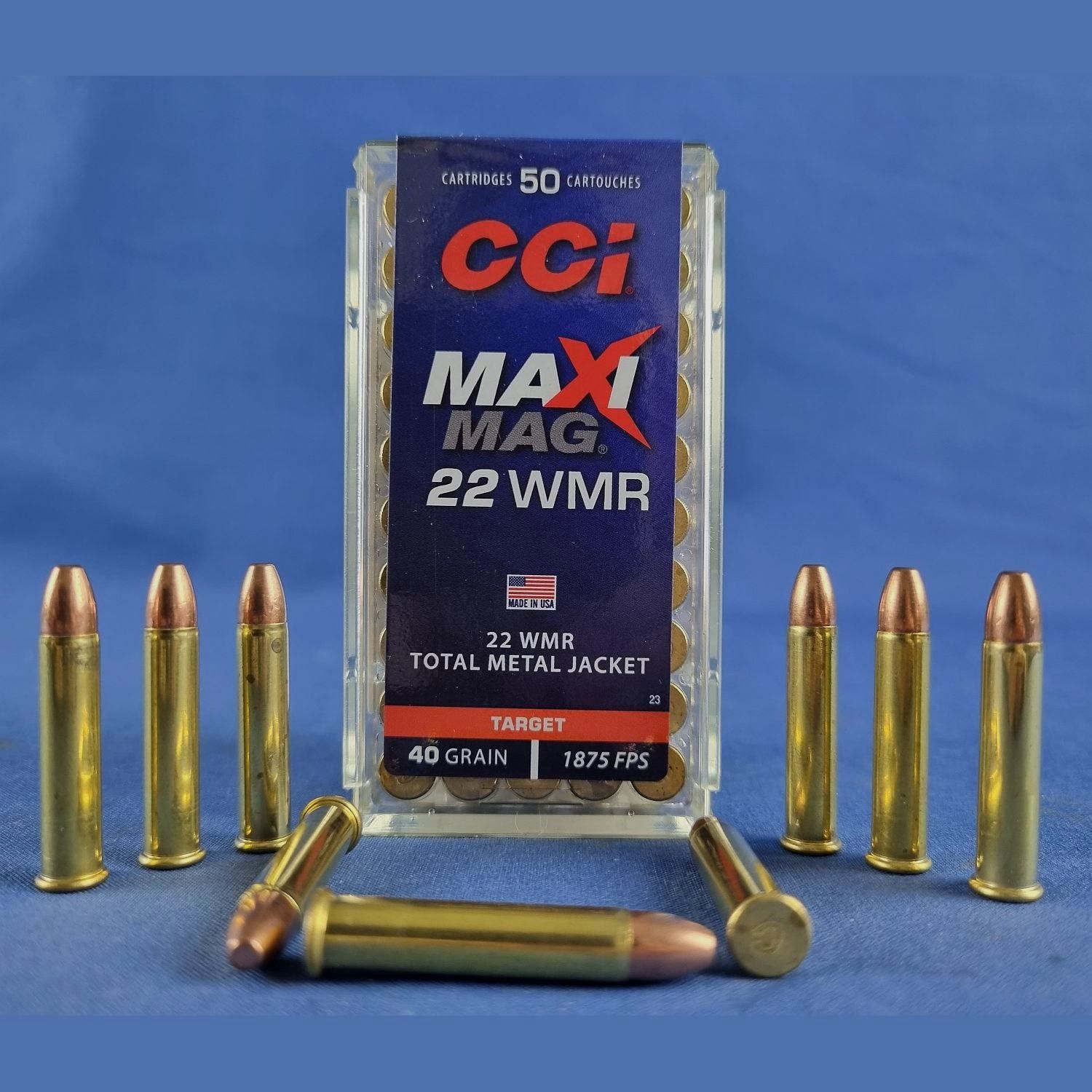 CCI 22 WMR HS MAXI MAG 2,6g/40grs TMJ