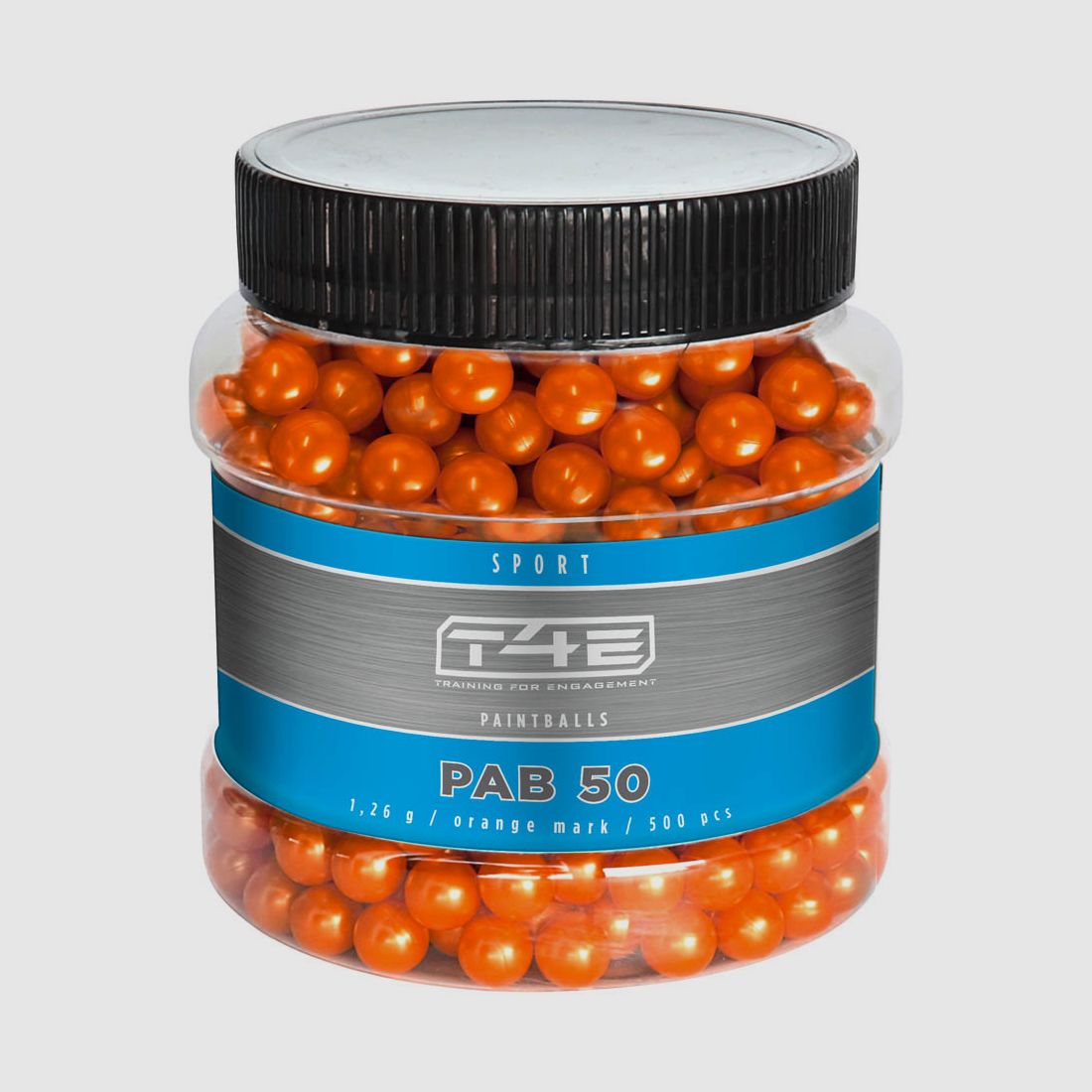 T4E .50 paintballs - 1.26g/500pcs/Orange