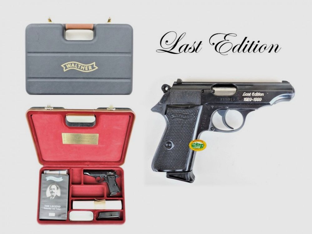 WALTHER PP LAST EDITION gebraucht Kal.9 kurz R.14874, Bild 2 von 2