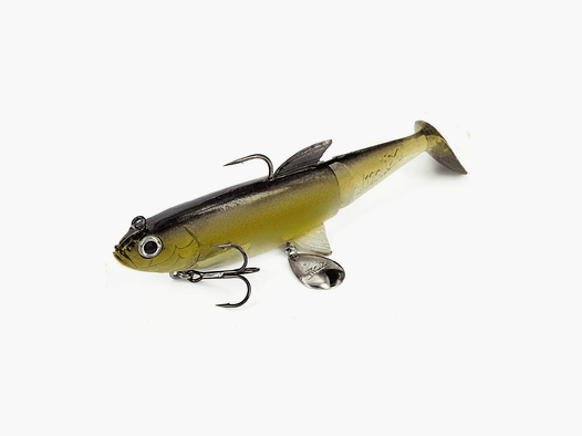 MOLIX – SHAD 120 4.75″ SWIMBAIT 12cm 35g 1.1/4oz Brown Gold