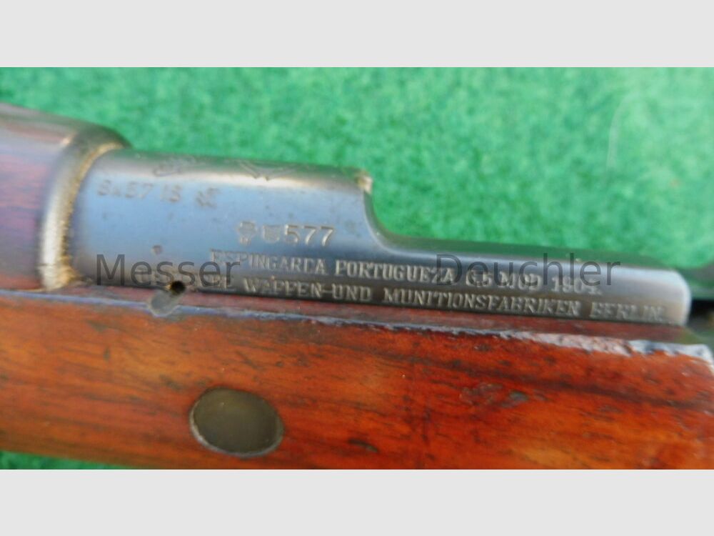 Armi e munizioni tedesche fabbrica Berlino Portogallo 6,5 Mod. 1904