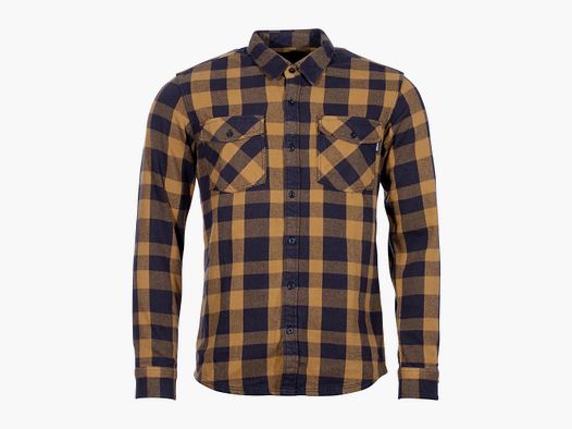 Vintage Industries Vintage Industries Hemd Globe Heavyweight Shirt yellow check