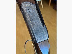 Krieghoff K80 Sporting Custom Shop een handgravure geen laser gouden inleg topstaat caliber 12/76