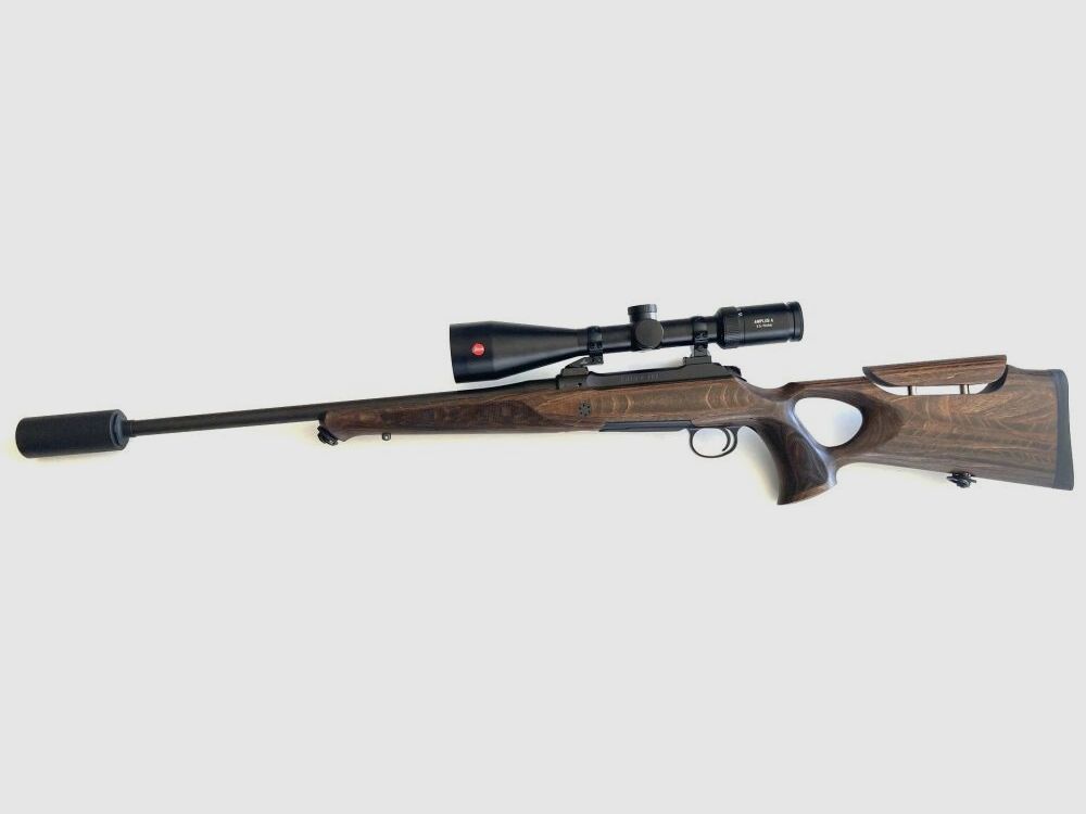 Sauer 101 GTI mit Zielfernglas und Schalldämpfer