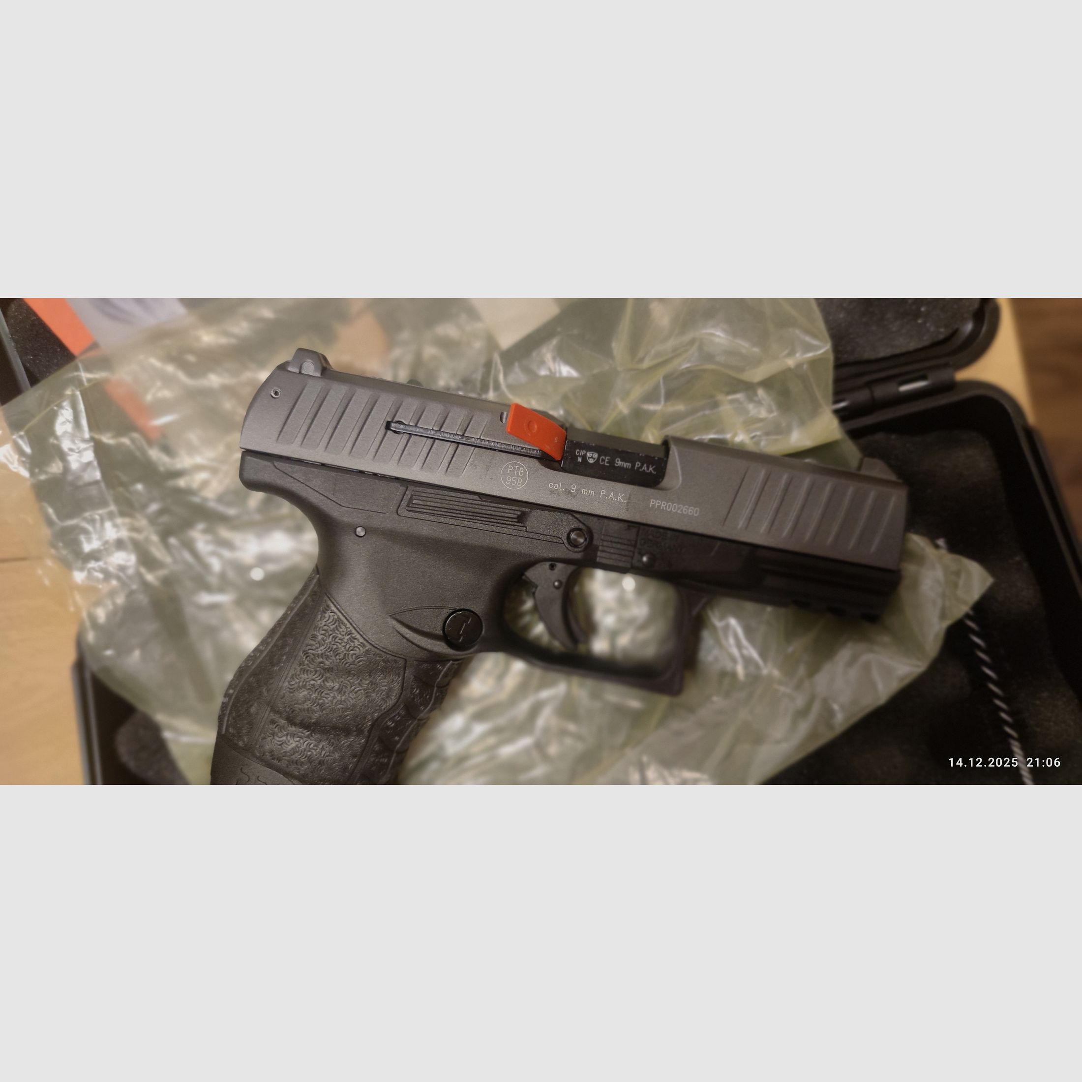 Walther PPQ Cobalt Gray Cerakote-Finish 9 mm