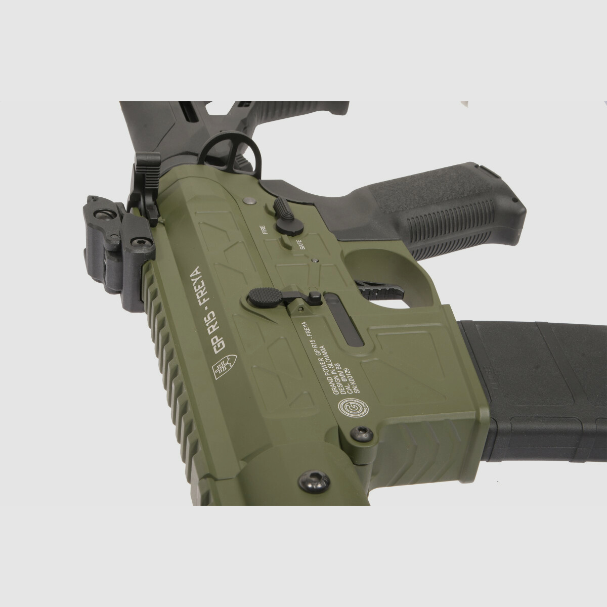 GP R15 FREYA Skeleton 13" gen.2 Mlok FREYA ALPHA Olive S-AEG Libre à partir de 18 ans | Delta Armory