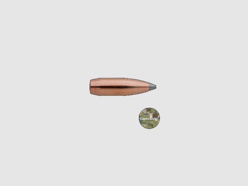 Sierra Bullet .22/.224 62GR Game King Spitzer BT 100 pieces