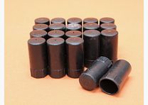 BUND Surplus Heckler&Koch HK G3: 20 pieces muzzle cap BUND polymer black for NATO muzzle flash suppressor 22mm