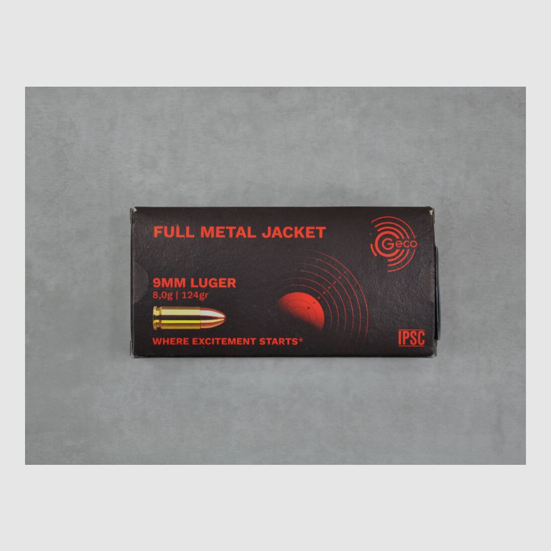 Geco FMJ 9mm Luger 124gr *1000 Stück*