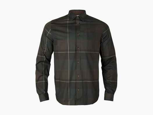 HÄRKILA Akse Camisa de Manga Larga Shadow Brown Check