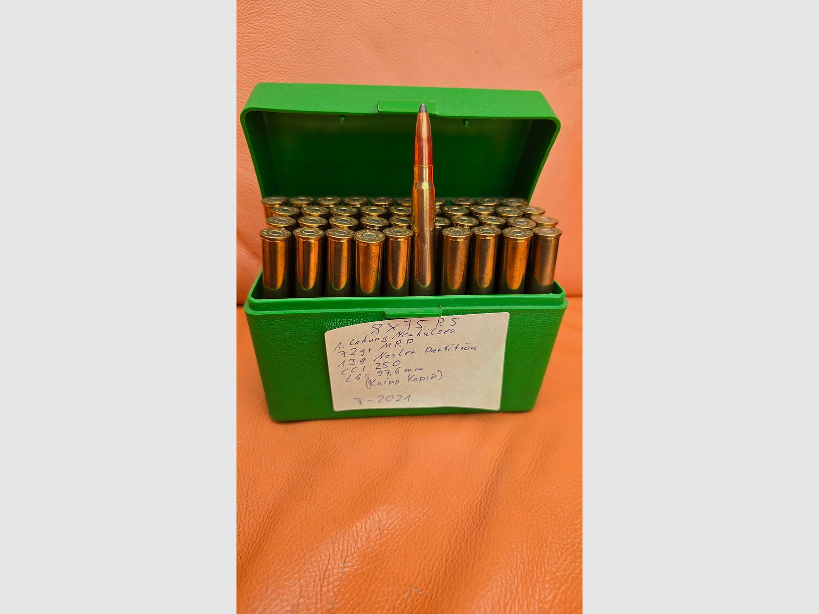 Munition Kaliber 8x75 RS 13 g Nosler