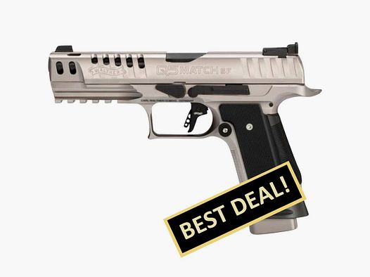 Walther Q5 Match Steel Frame Black Tie Pistole